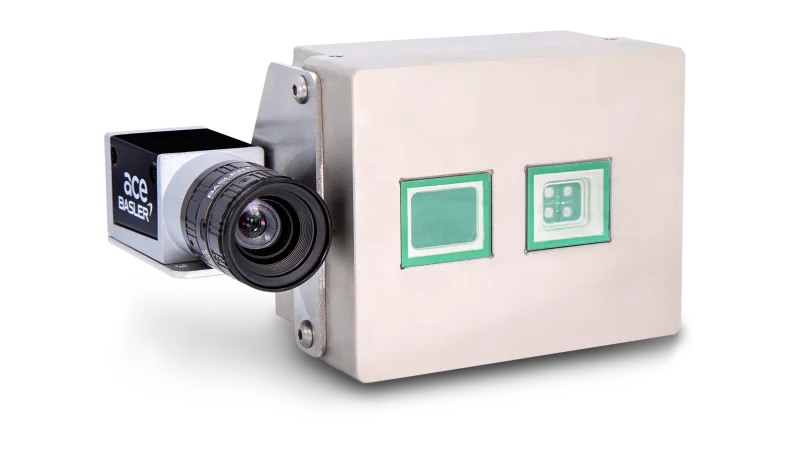 Basler ToFカメラの奥行きデータ（Depth）とエリアスキャンカメラの色情報（RGB）を統合すれば、ポイントクラウドをカラー化したRGB-D画像が撮影可能