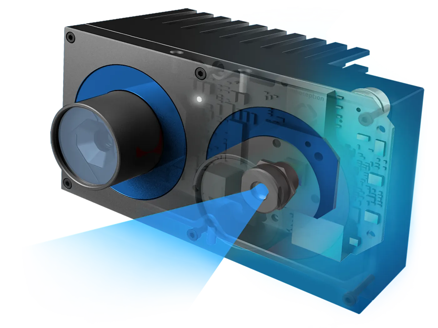 體積精巧的 Basler Stereo visard camera 65 非常適合安裝在機器人與機器臂上,進行如取放等應用。