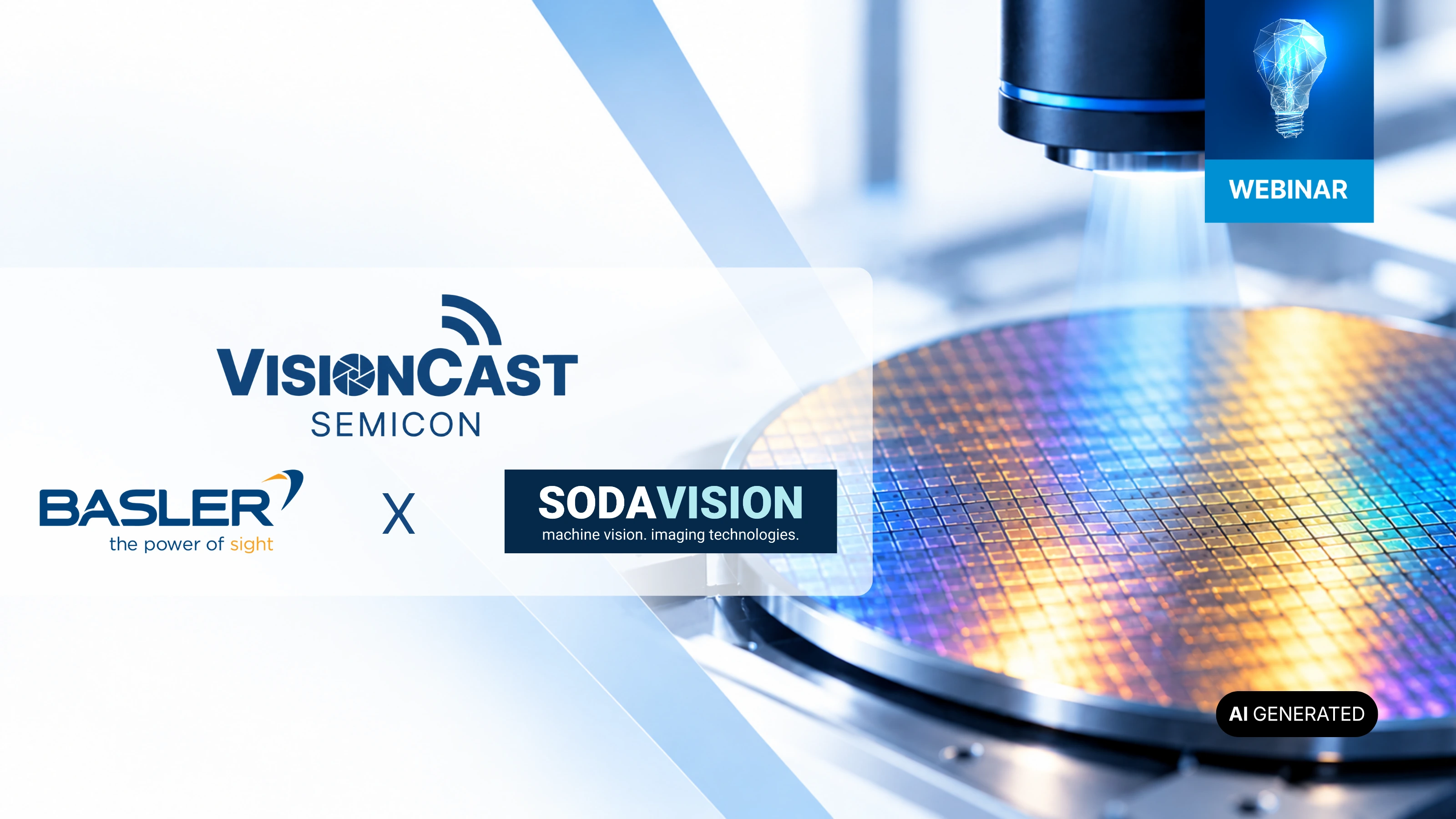 Basler Semicon VisionCast - 3 Vision Trends Shaping High-Resolution Wafer Inspection