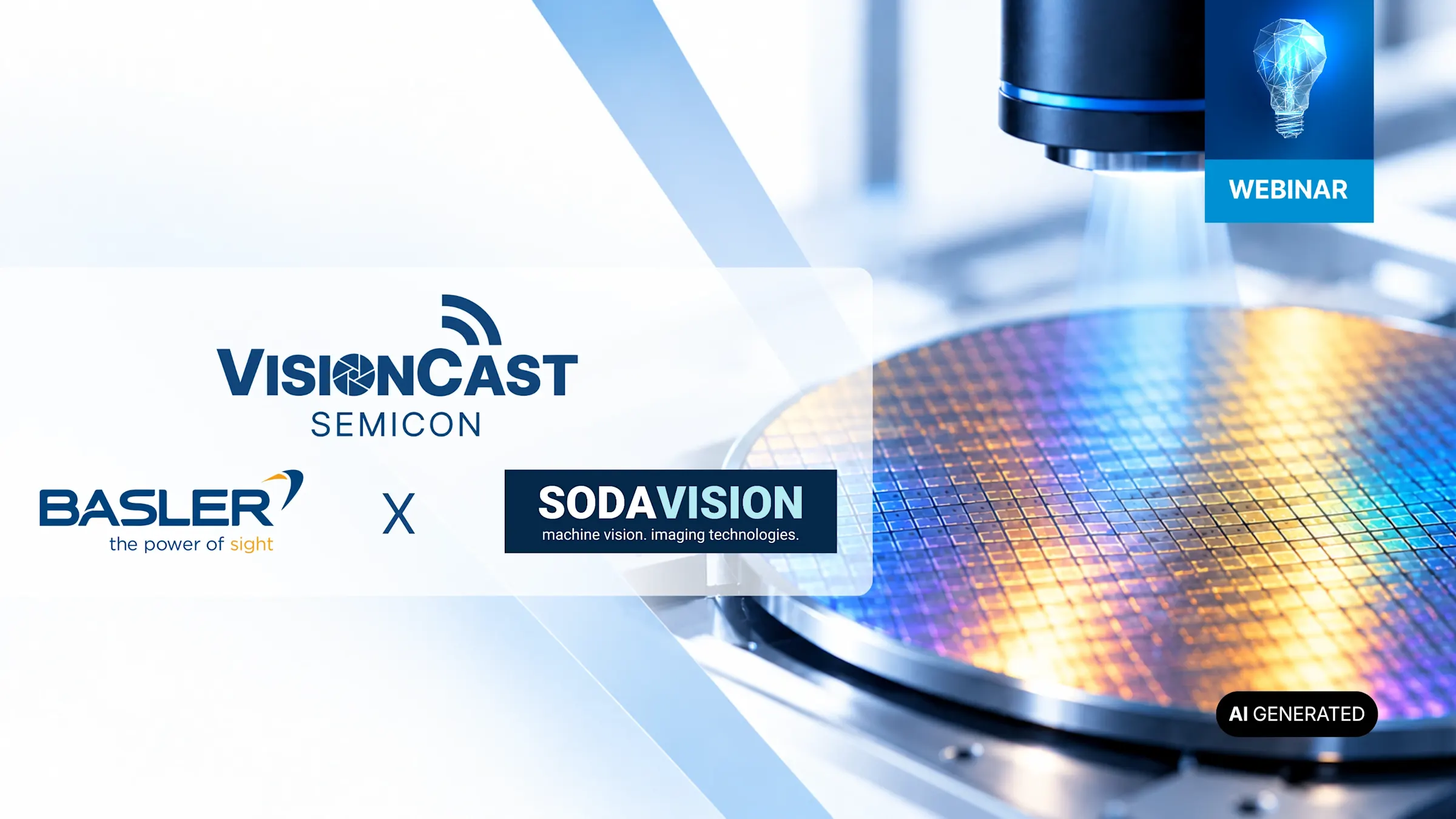Basler Semicon VisionCast - 3 Vision Trends Shaping High-Resolution Wafer Inspection