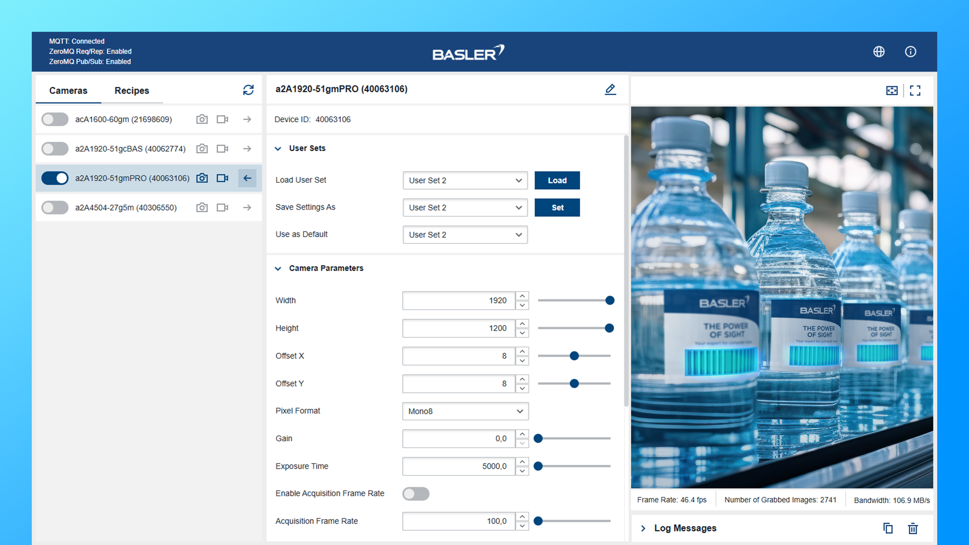 Web UI & camera configuration