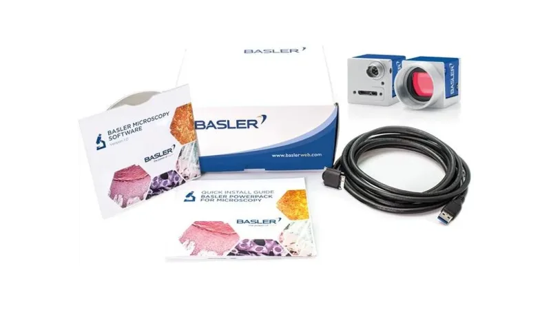 Basler PowerPack Microscopy Basler PowerPack for Microscopy with Microscopy ace 1.3 MP 200 显微专用PowerPack套装