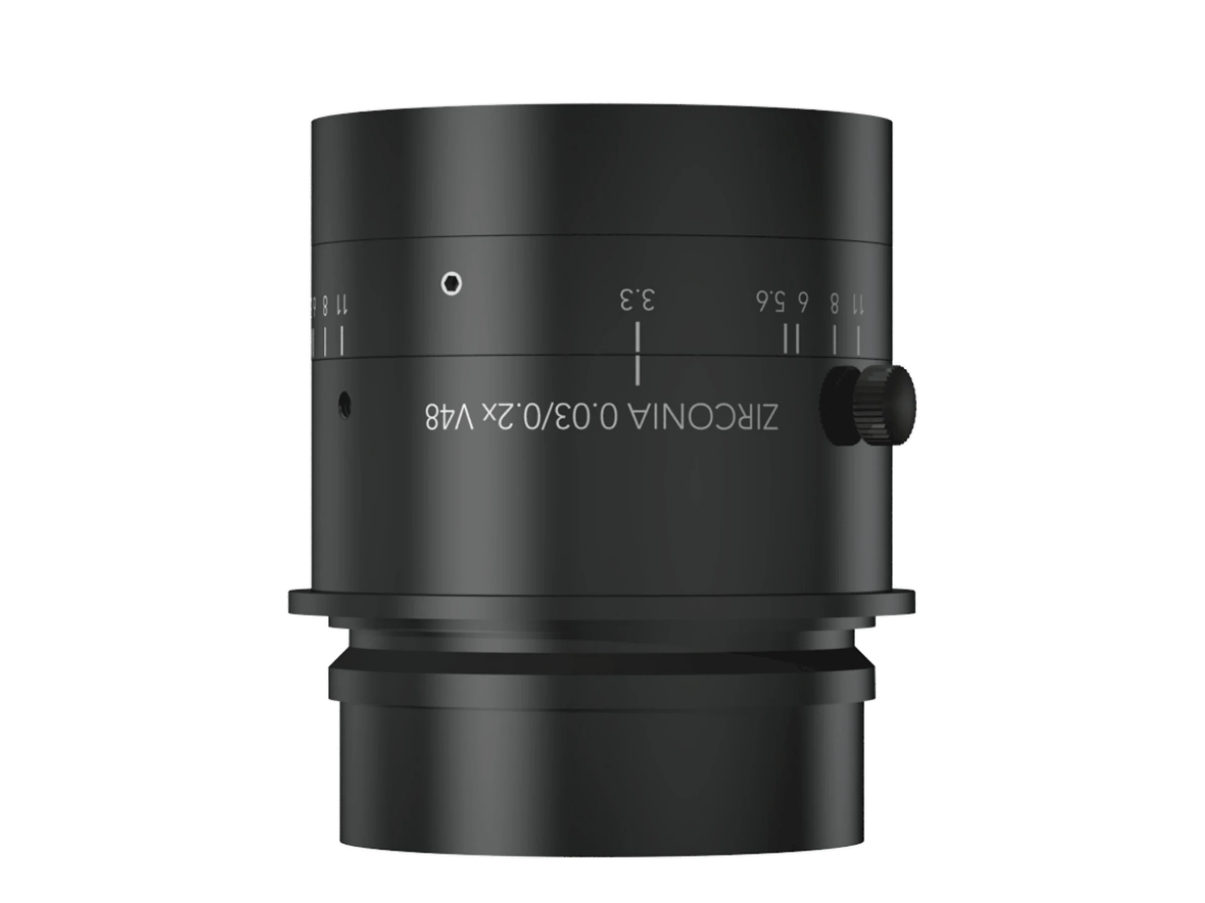 Schneider-Kreuznach 単焦点レンズ Schneider Lens ZIRCONIA 0.03/0.2x V48 | Basler AG