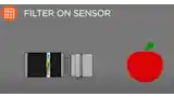 CMOS sensor with filter