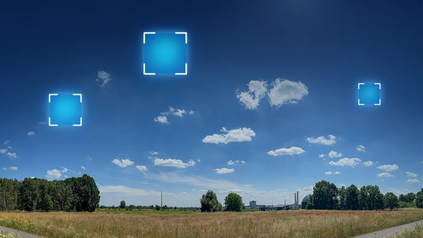 Telecamere per la sorveglianza dello spazio aereo