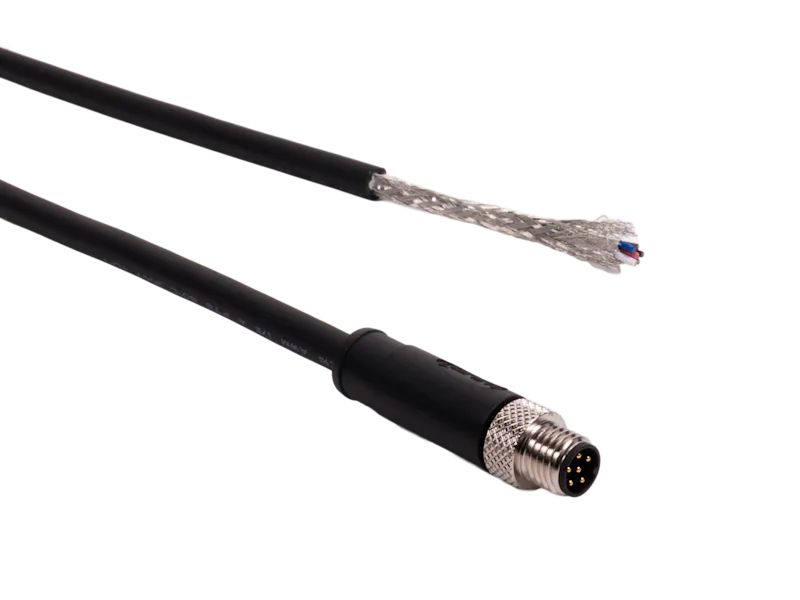 Power-I/O Cable, M8 6p/open, P, 5 m, IP67 | Basler AG