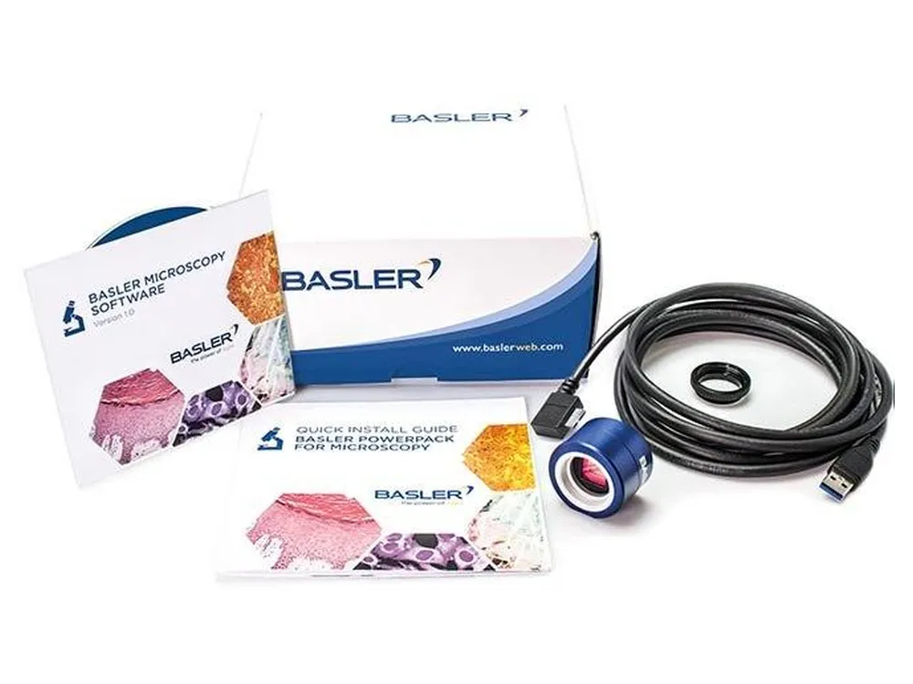 Basler PowerPack Microscopy PowerPack for Microscopy with Microscopy pulse 3.3 MP 显微专用PowerPack套装