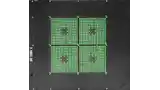 Blob analysis executed directly on FPGA enables real-time measurement without host CPU load.