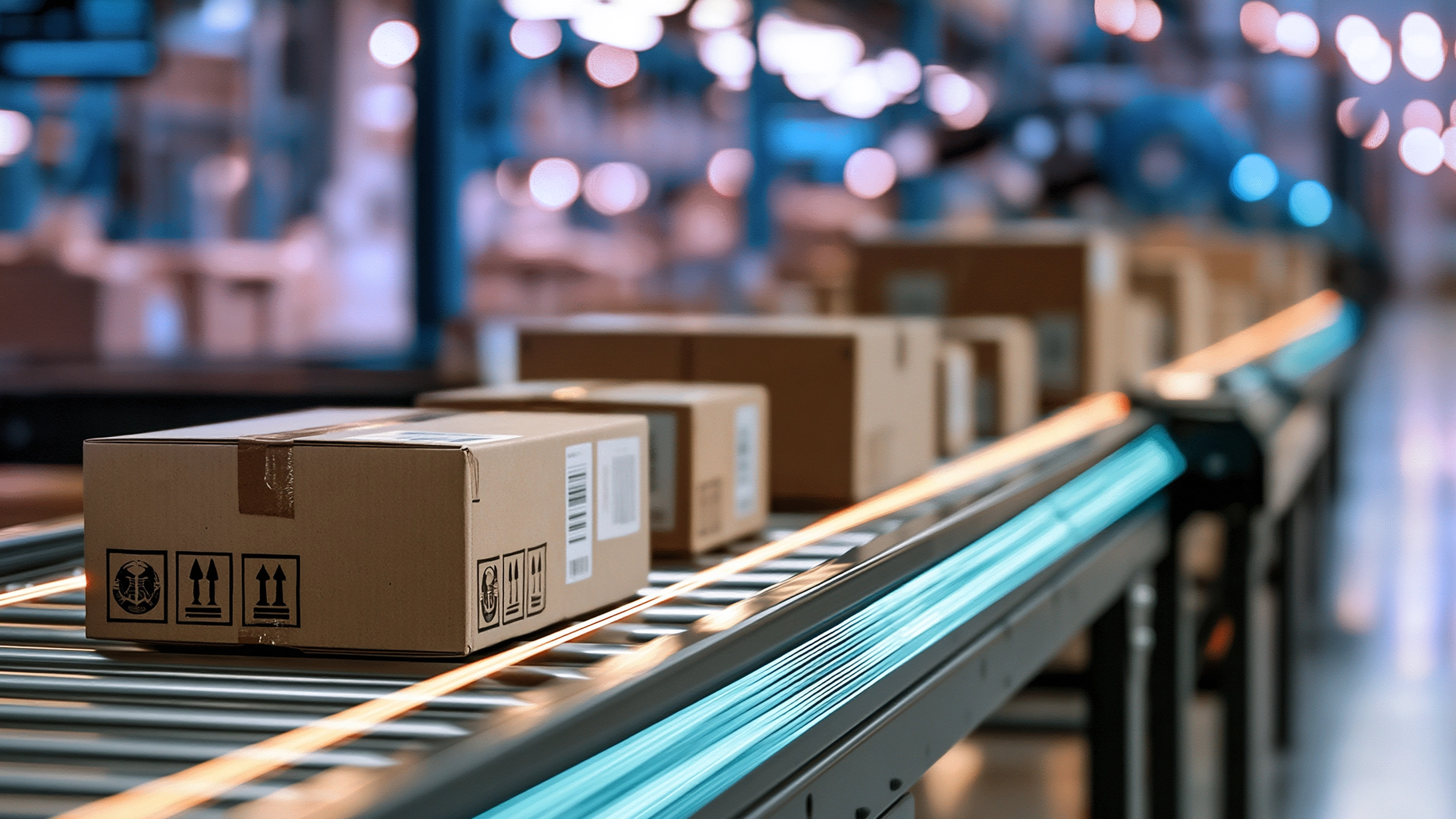 Logistics applications, for example, where the object distance and lighting requirements vary, benefit from the combination of lens and lighting control.