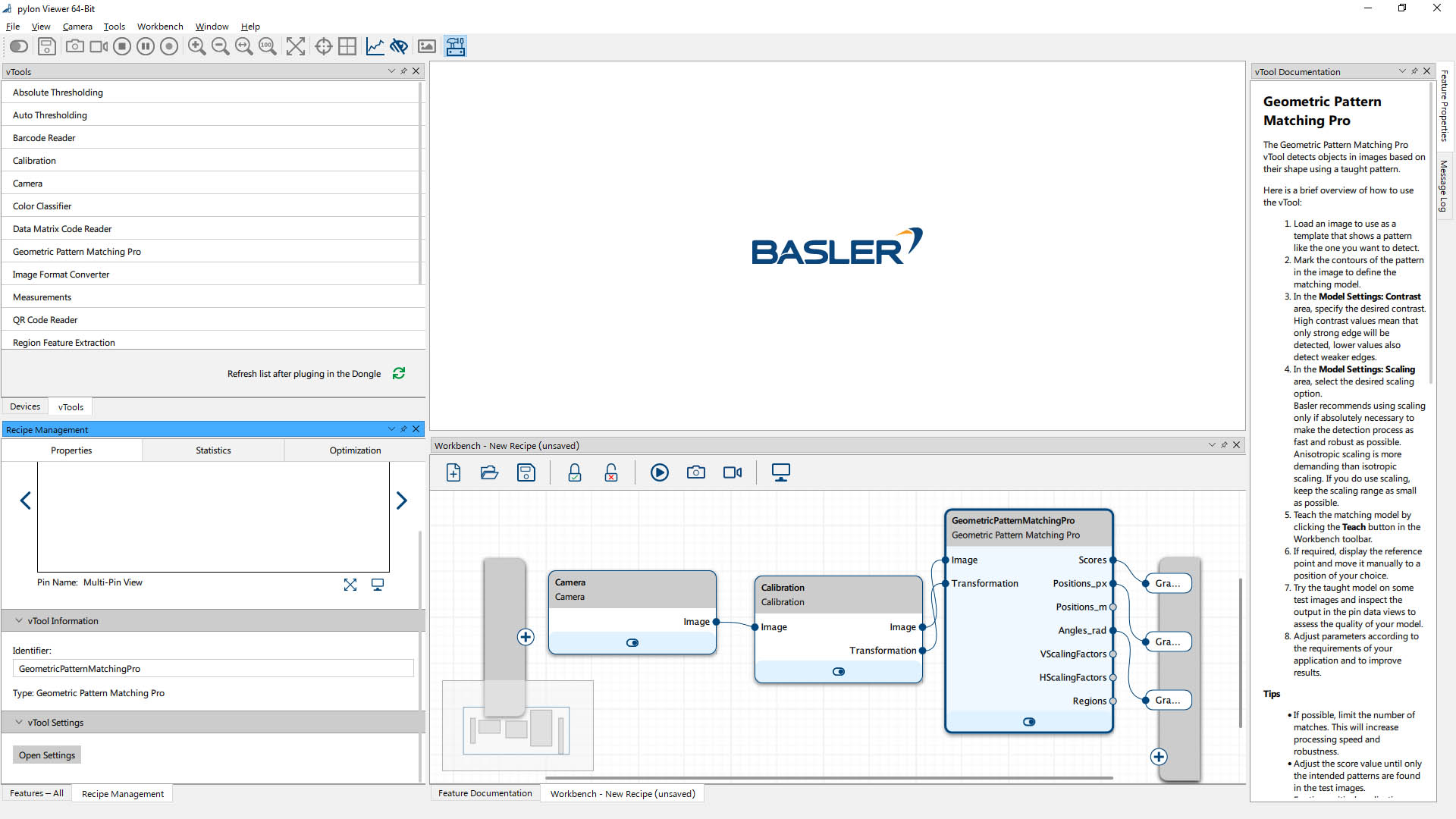 pylon vTools Seamlessly Integrated Image Processing Basler AG