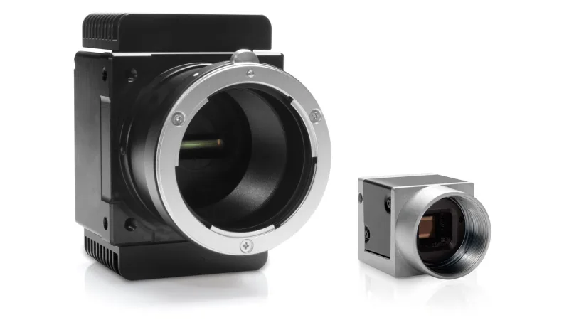 Baslerでは、29mm×29mmのコンパクトなカメラ（Basler aceなど）から大型のラインスキャンカメラ（Basler sprintなど）に至るまで、幅広い製品を取り揃えています。