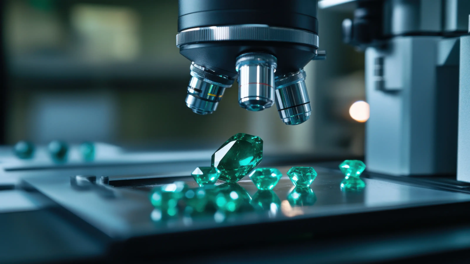 HDR-Bildgebung -Edelsteinprüfung 