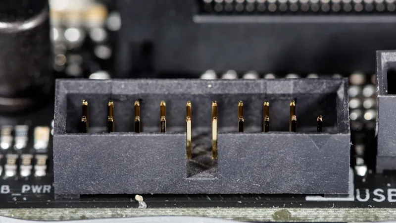 자동차 부품 커넥터 핀 높이 검사 - Auto Parts Connector Pin Height Inspection | Basler AG