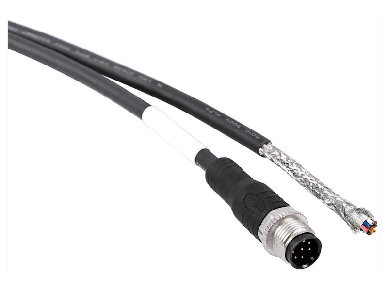 Power-I/O Cable M12, M, 8P/Open,10 m | Basler AG