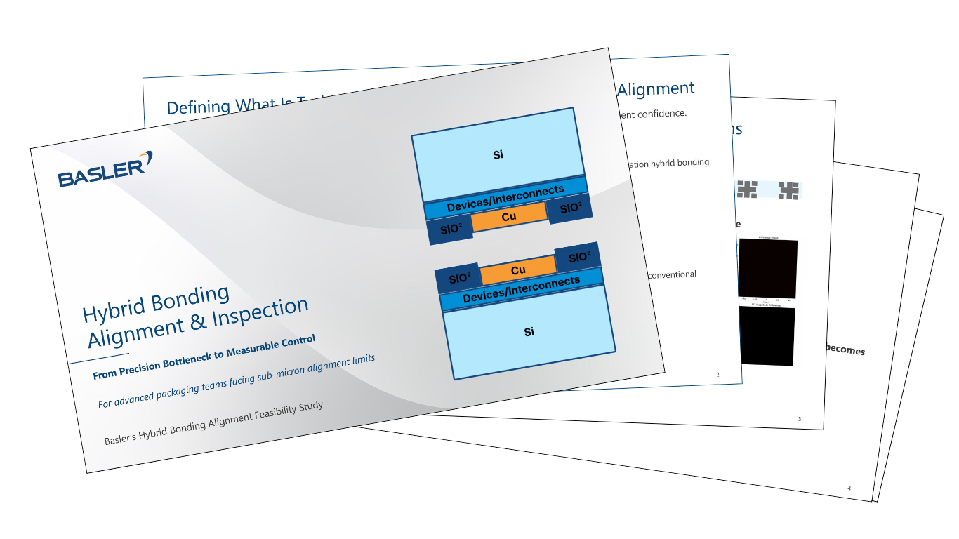 混合鍵合對位測試實證影像