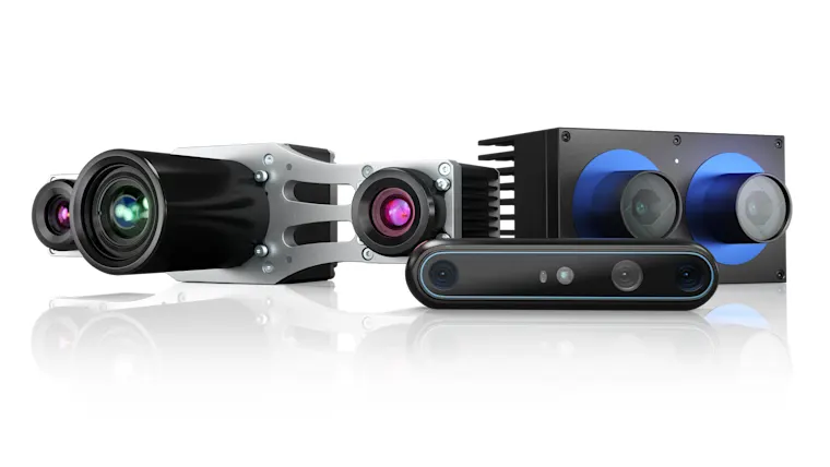 Basler Stereo cameras for robotics applications: Basler Stereo ace, Basler Stereo visard und Basler Stereo mini