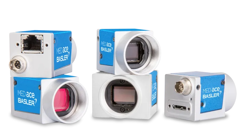 Basler's MED ace cameras offer auto settings as well as extensive and industry-leading camera control features