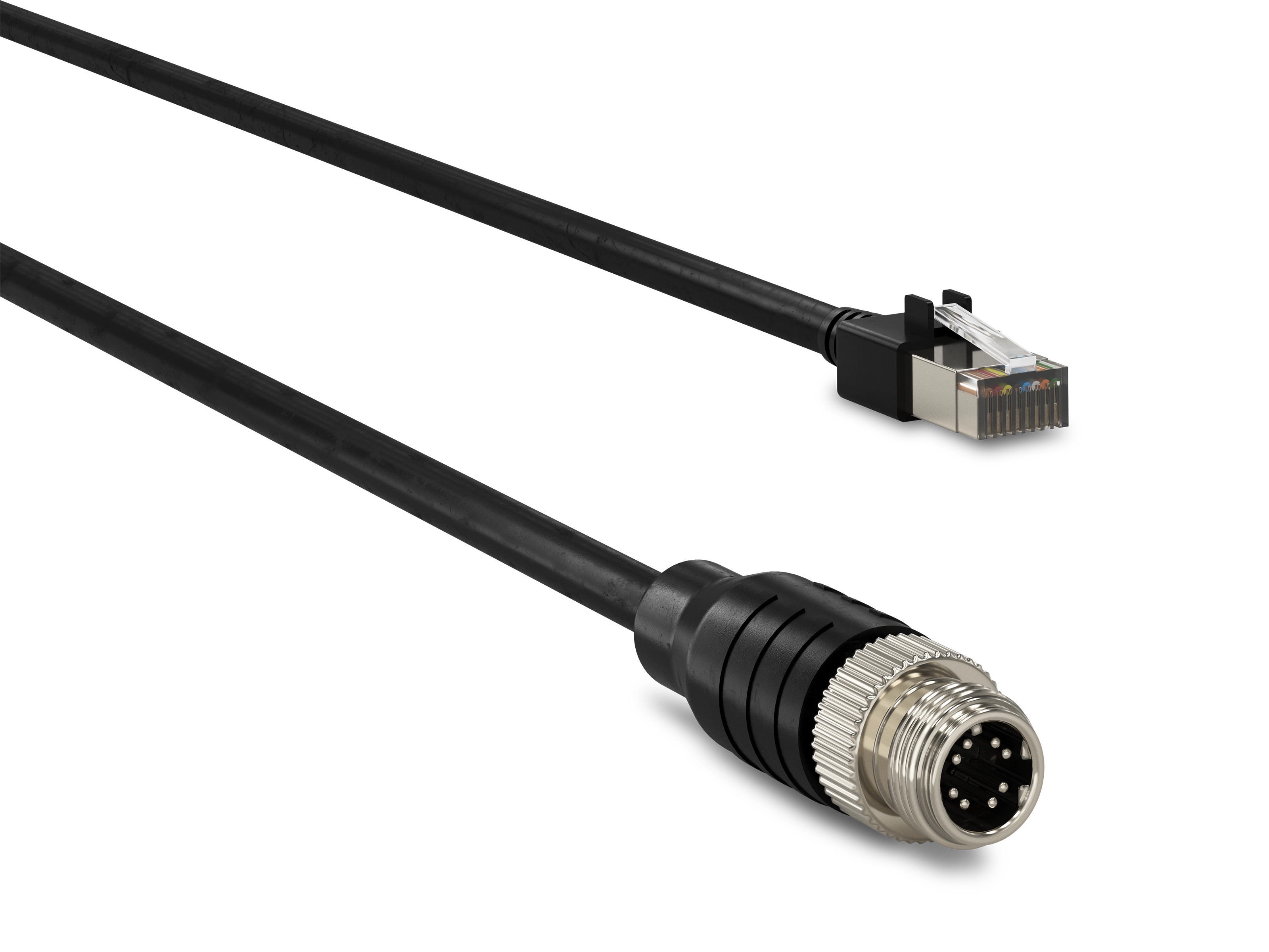  Cable GigE, Cat 6, M12/RJ45, DrC, 20m 