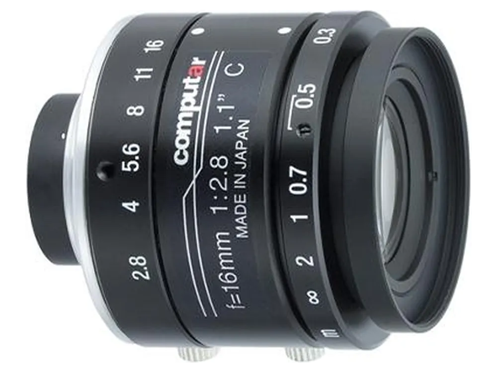  Computar Lens V1628-MPY2 F2.8 f16mm 1.1" 