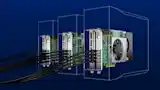 Die FPGAs von drei Framegrabbern übernehmen die Bildvorverarbeitung und sorgen für eine effiziente Rechenarchitektur
