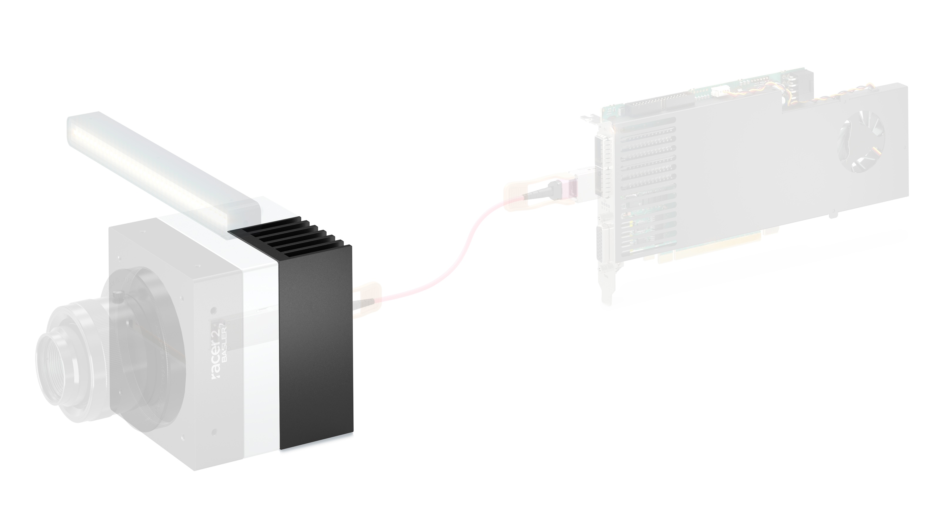 主动式压缩空气冷却器或被动式散热片，用于冷却racer 2 XL TDI相机