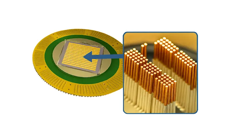 High-density vertical probe card with tightly packed probe arrays for advanced wafer testing