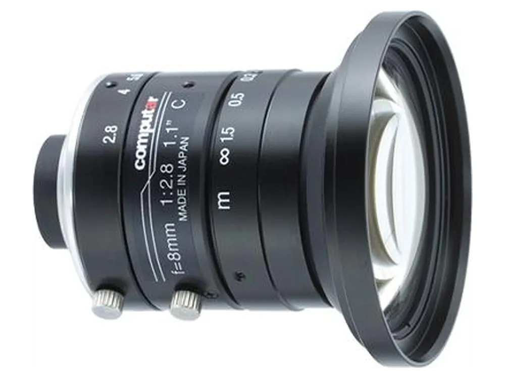  Computar Lens V0828-MPY2 F2.8 f8mm 1.1" 