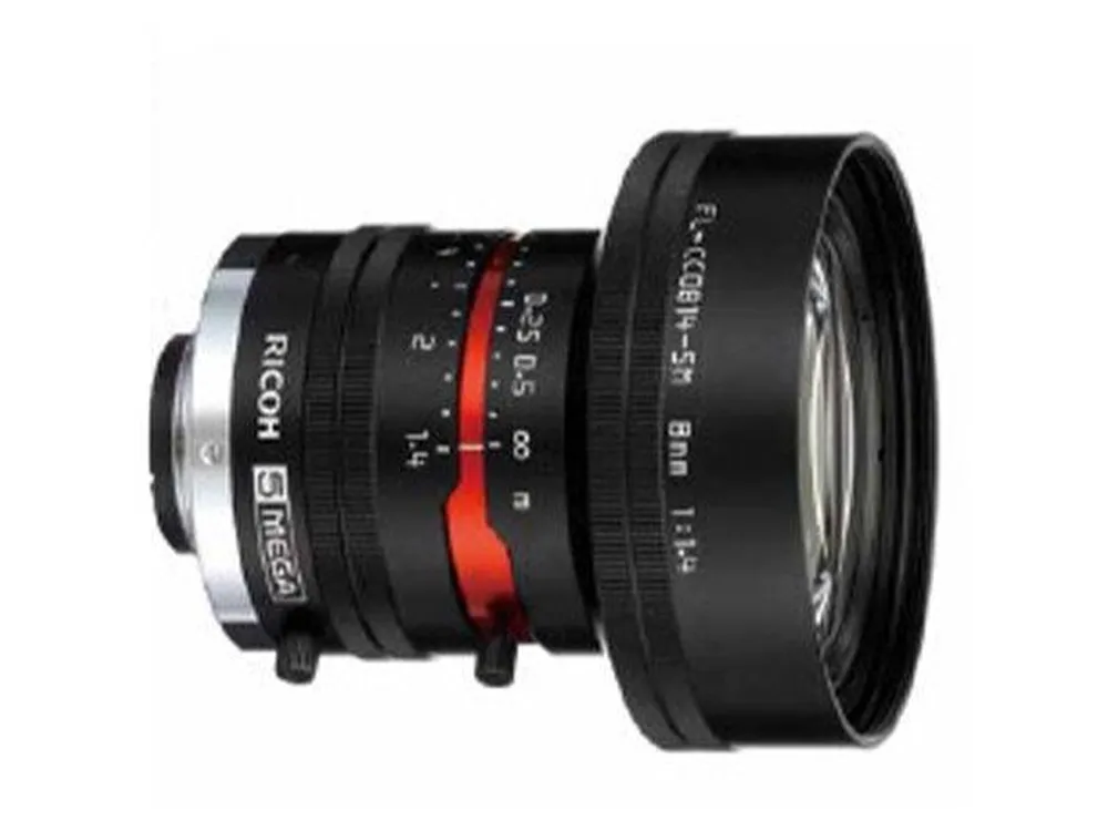  Ricoh Lens FL-CC0814-5M F1.4 f8mm 2/3" 