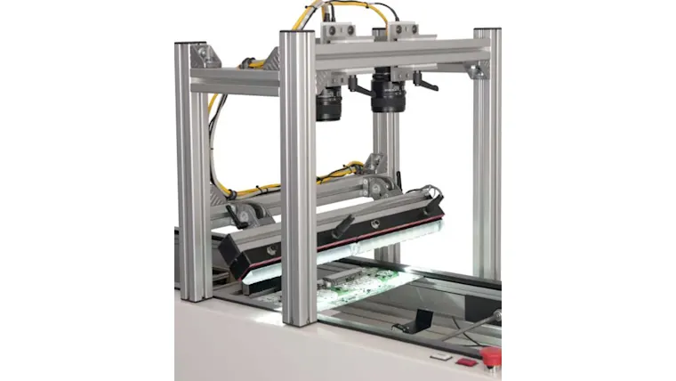 PanelScan: a line-based vision system for reading barcodes on printed circuit boards.