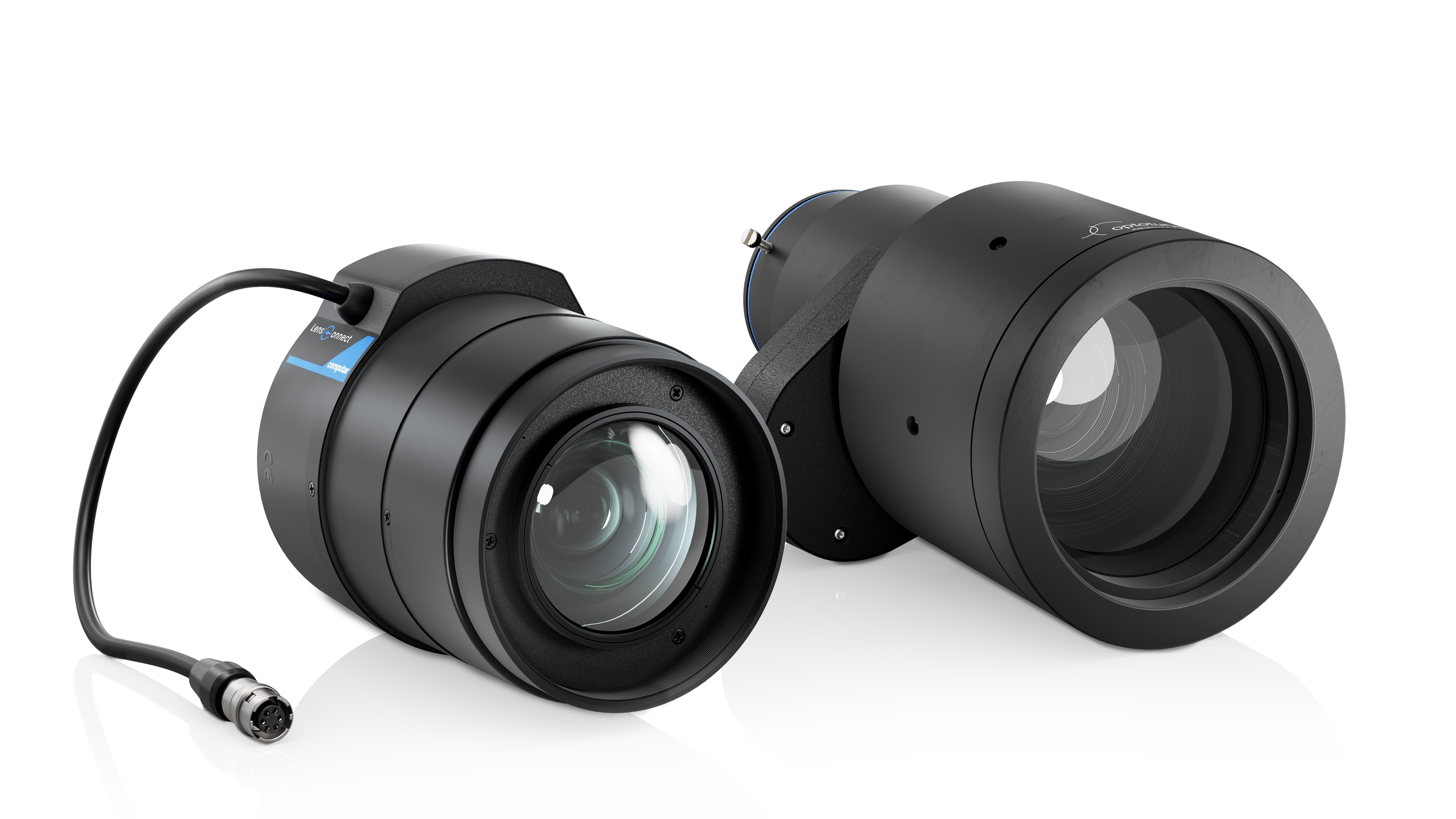 For vision systems with lens and lighting control, Computar motorized lenses and Optotune liquid-lens systems are available.