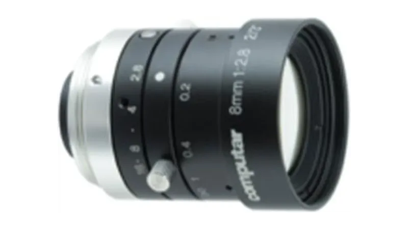  Computar Lens M0828-MPW3 F2.8 f8mm 2/3" 