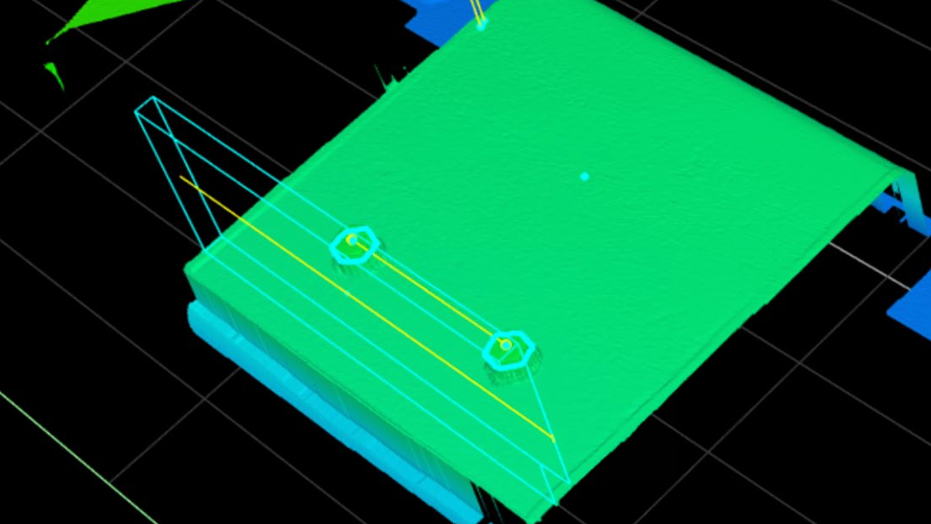 자동차 스키드 모델 스캔 결과