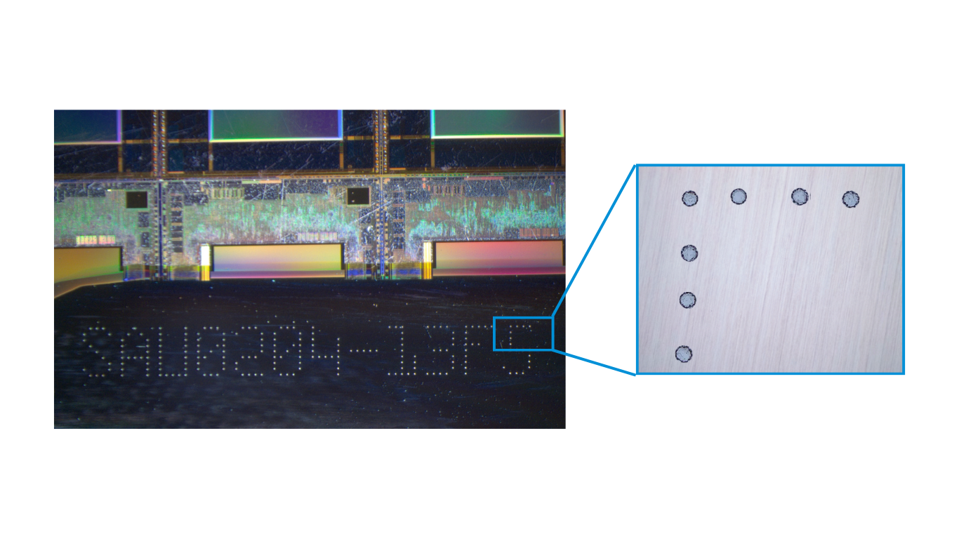 Non-uniform illumination and mark degradation reduce readability in real production conditions.