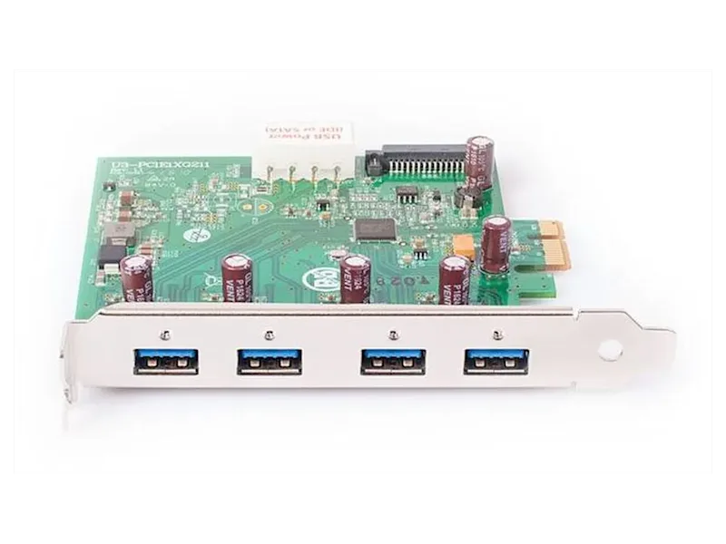 USB 3.0 Interface Card PCIe, Fresco FL1100, 1HC, x1, 4 Ports | Basler AG