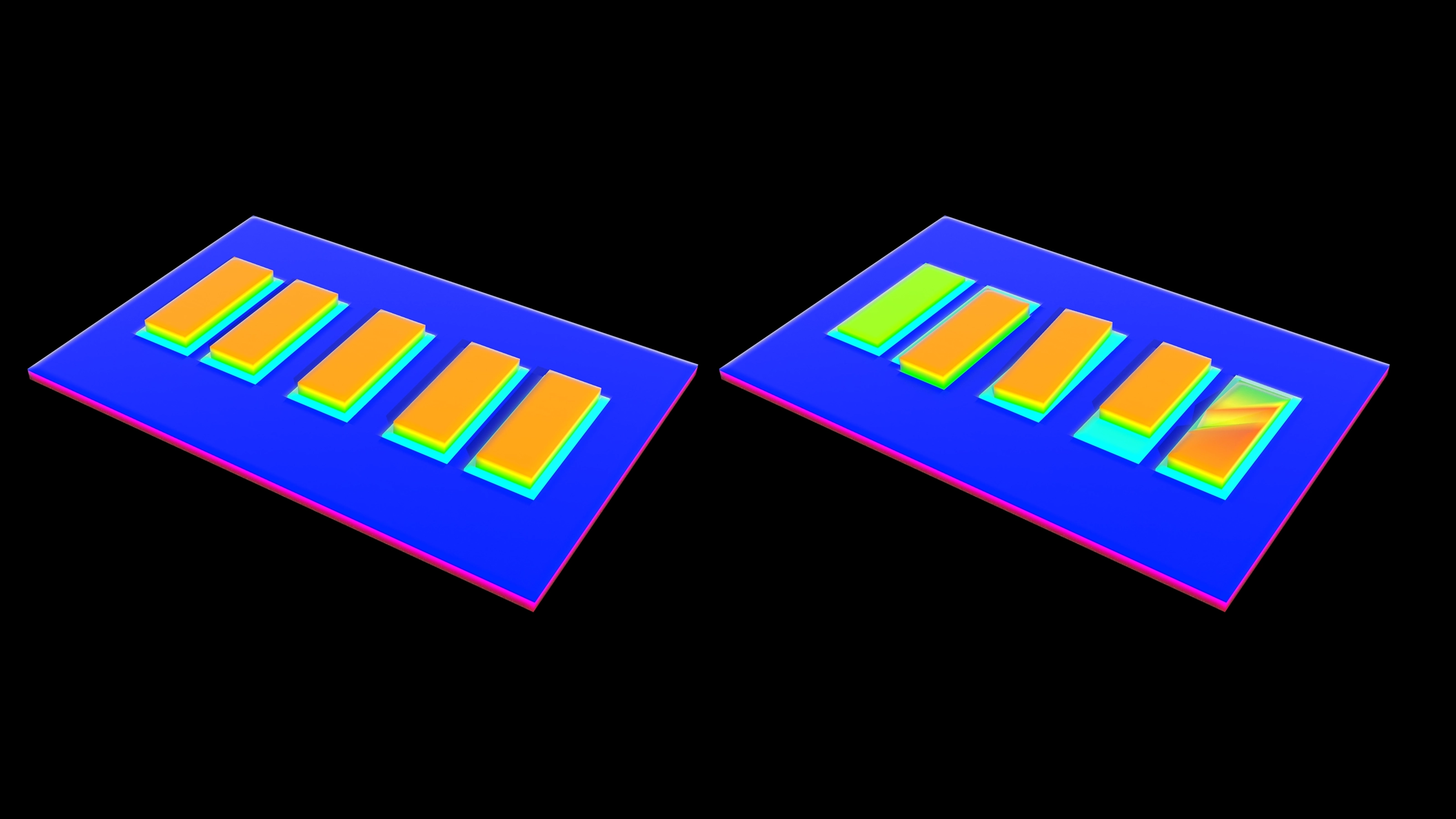 檢查定位不良的半導體晶片在托盤上 3