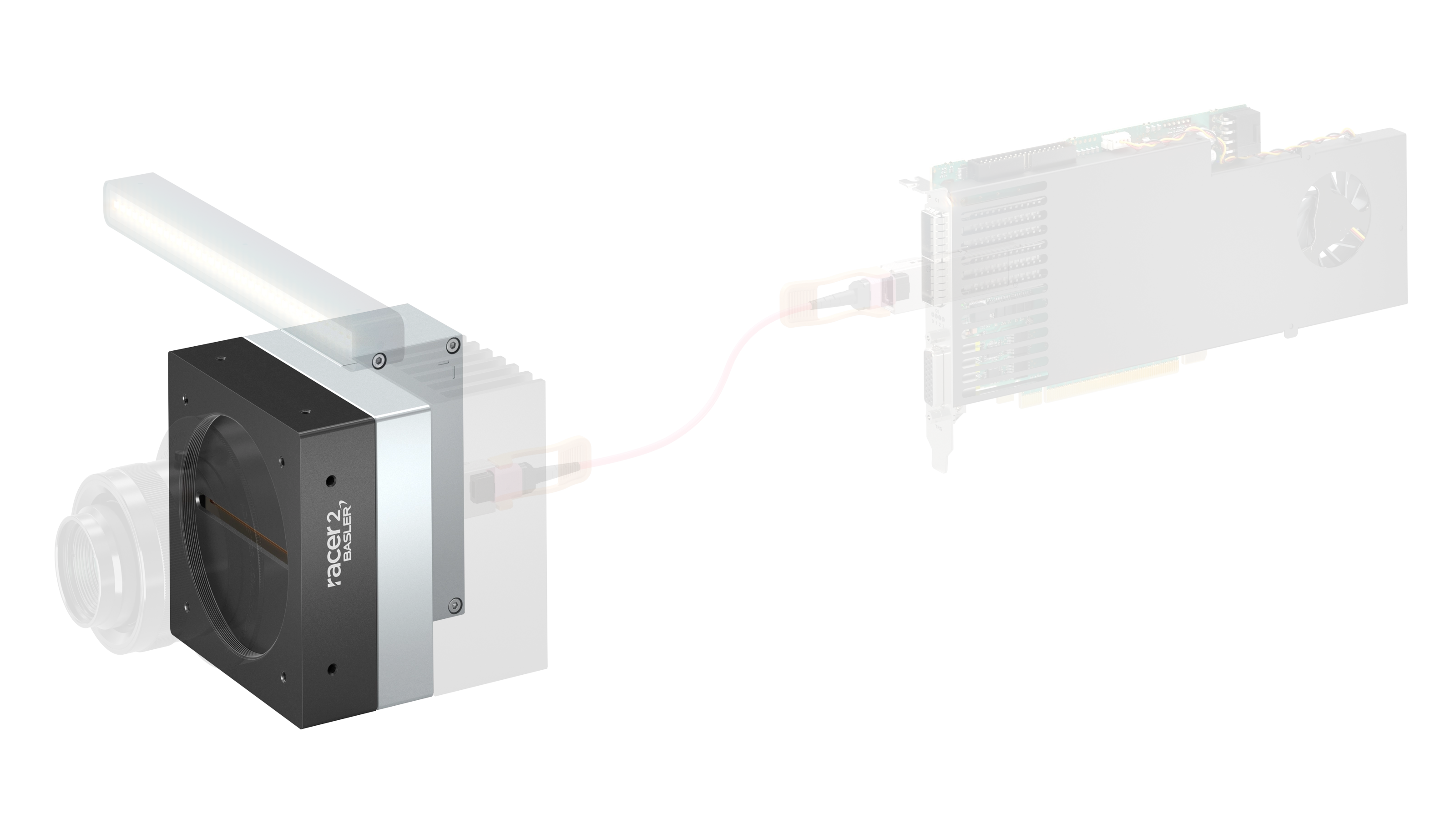 Basler racer 2 XL 16k TDI camera with CoaXPress-over-Fiber