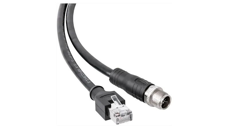 Data cable – Cable GigE M12, M, 8P/RJ45, 10 m | Basler AG
