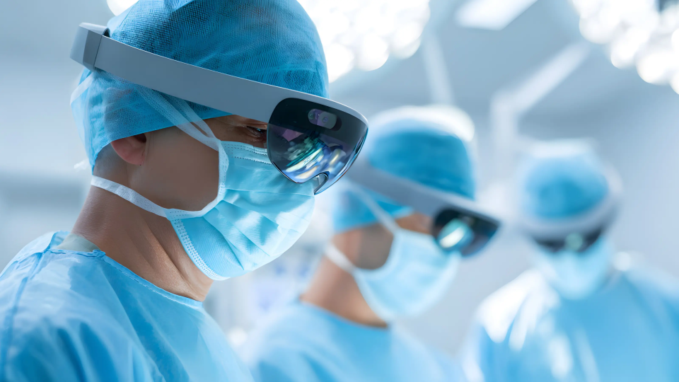 AR glasses for sugical operations benefits from camera features such as shape centroid finder to do accurate spacial positining 