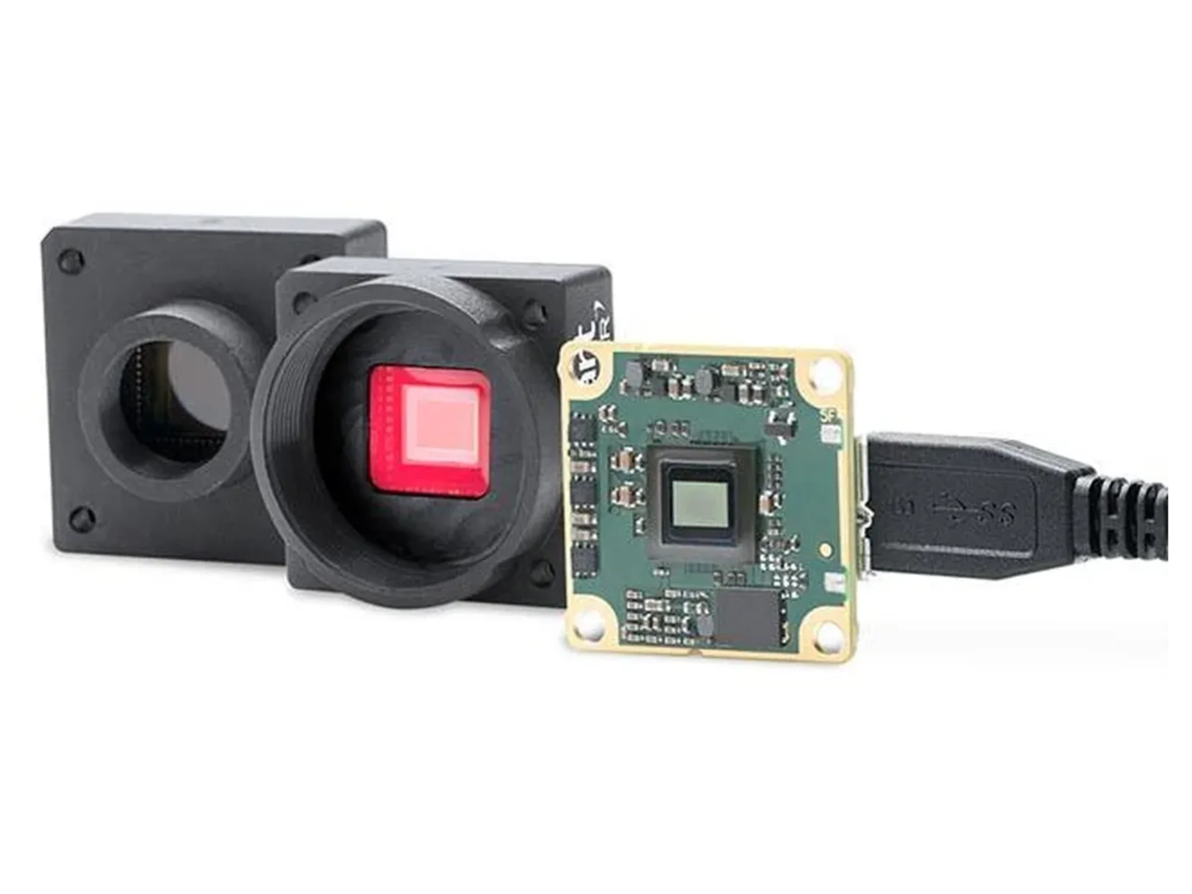 Basler Camera Adjsutable Mount dart daA2500-14uc (CS-Mount) | Caméra USB 3.0 au niveau de la carte ...